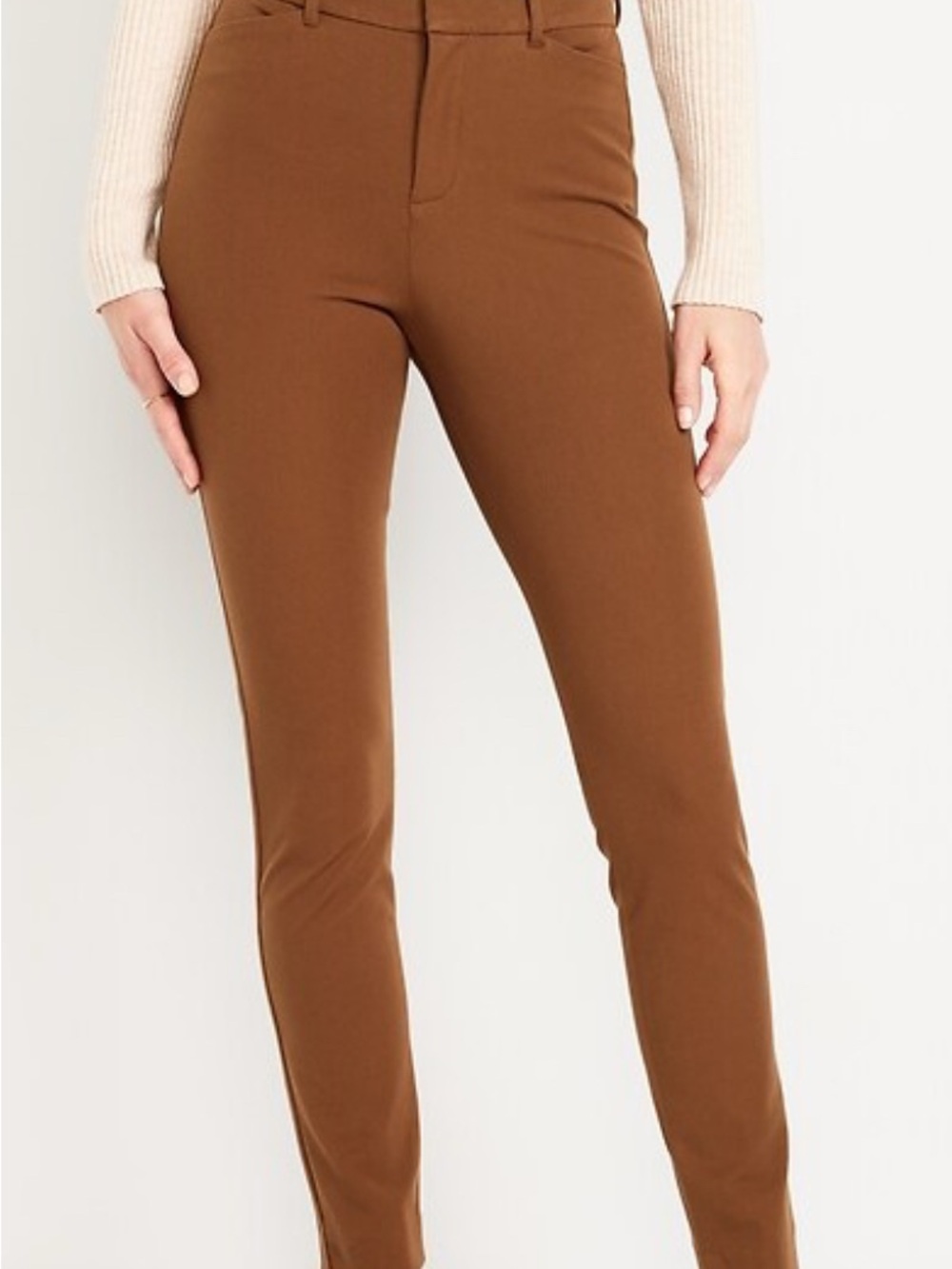 Old Navy Slim Ankle Pants in Camel Brown